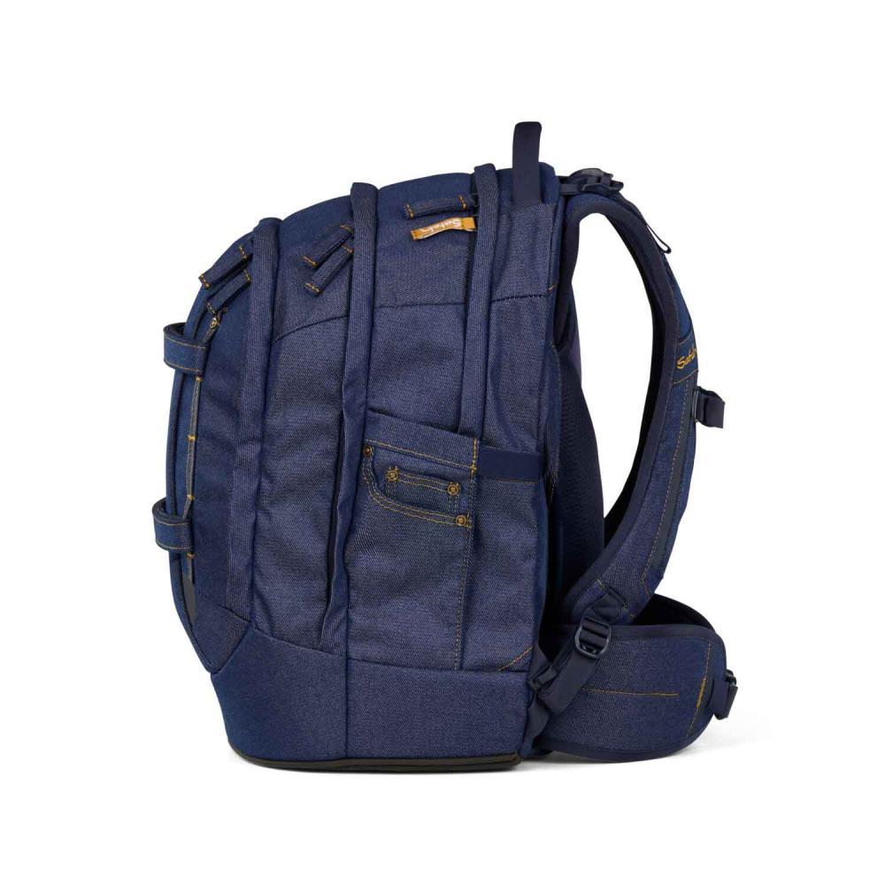 Satch Pack Denim Blue Special Edition Schulrucksack Set 3tlg.