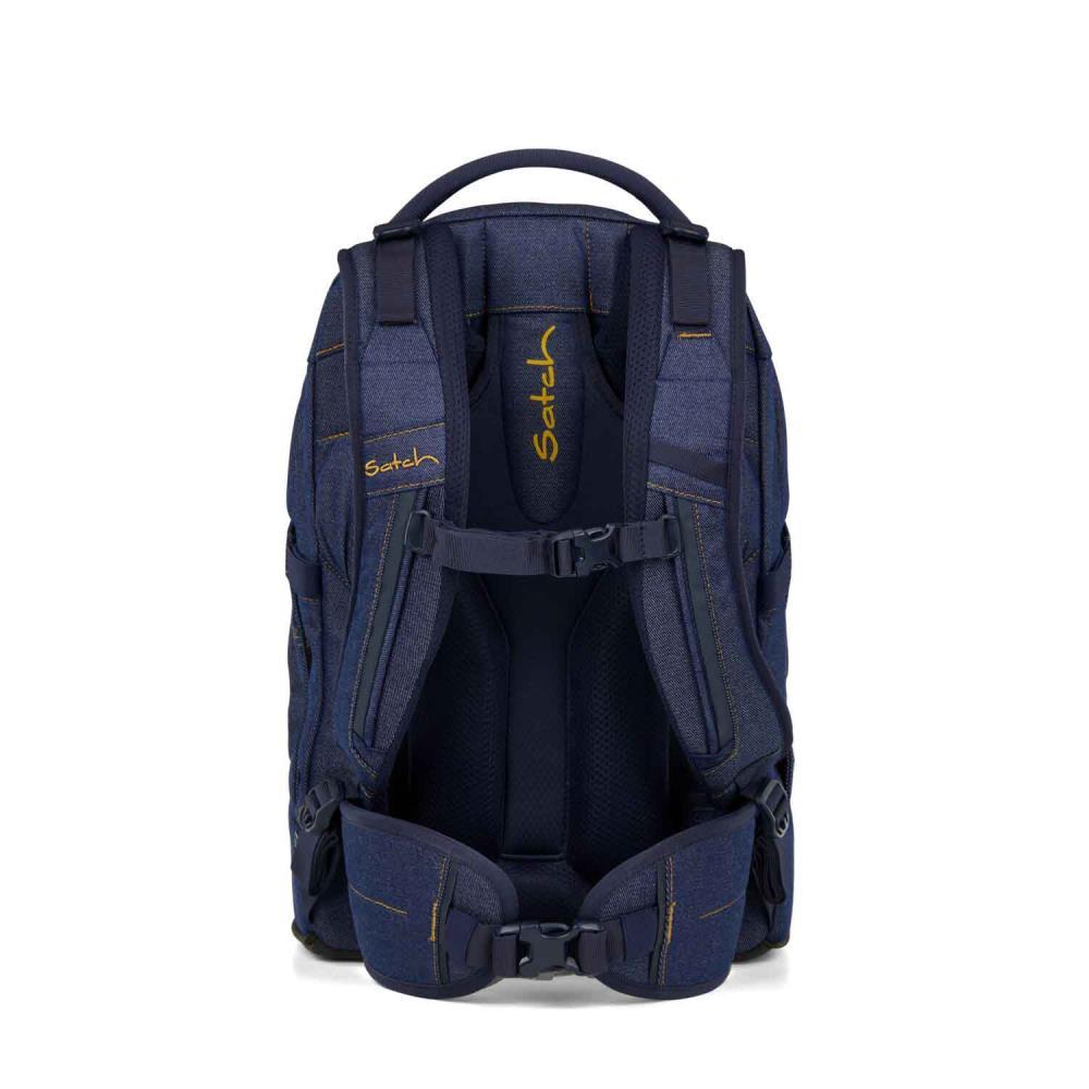 Satch Pack Denim Blue Special Edition Schulrucksack Set 3tlg.