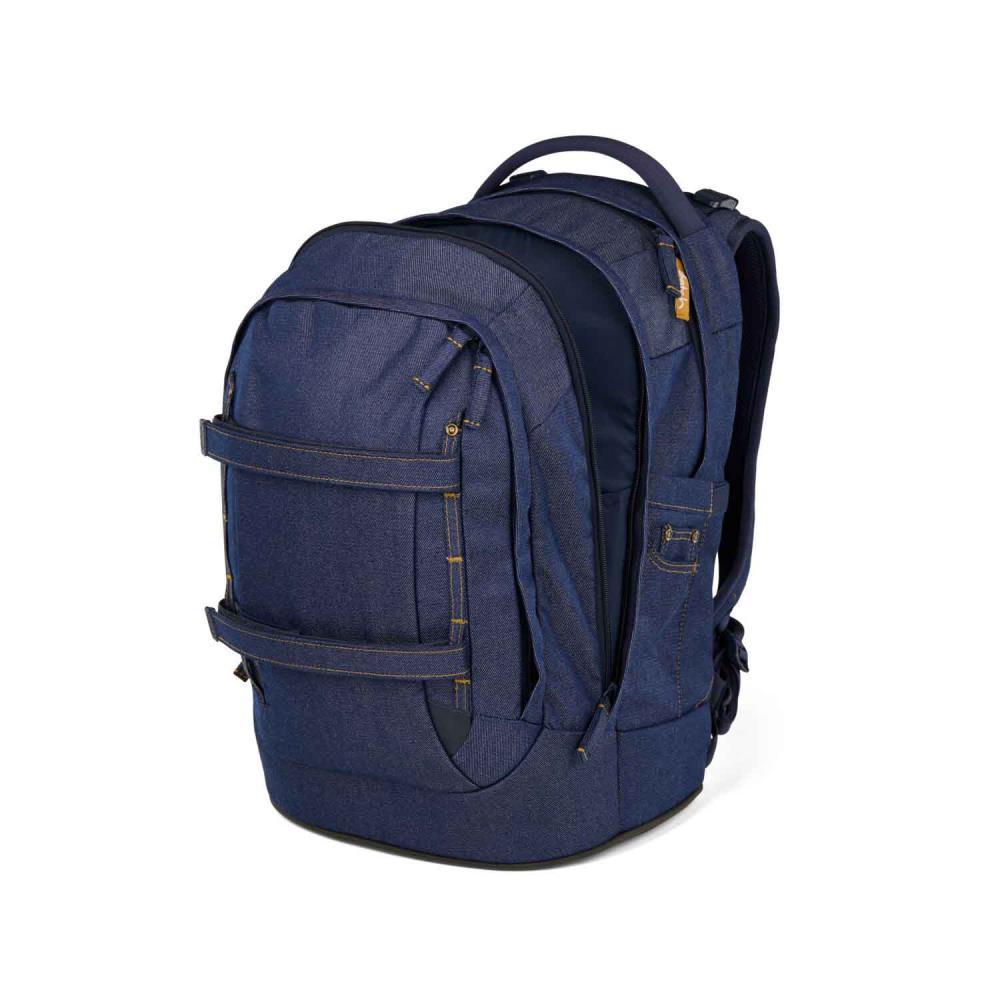 Satch Pack Denim Blue Special Edition Schulrucksack Set 3tlg.
