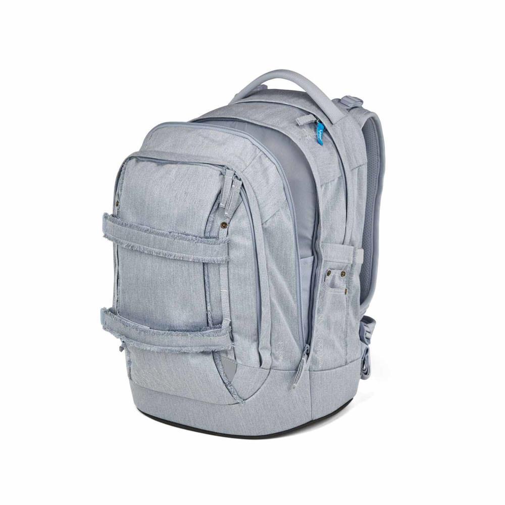 Satch Pack Washed Blue Special Edition Schulrucksack Set 3tlg.