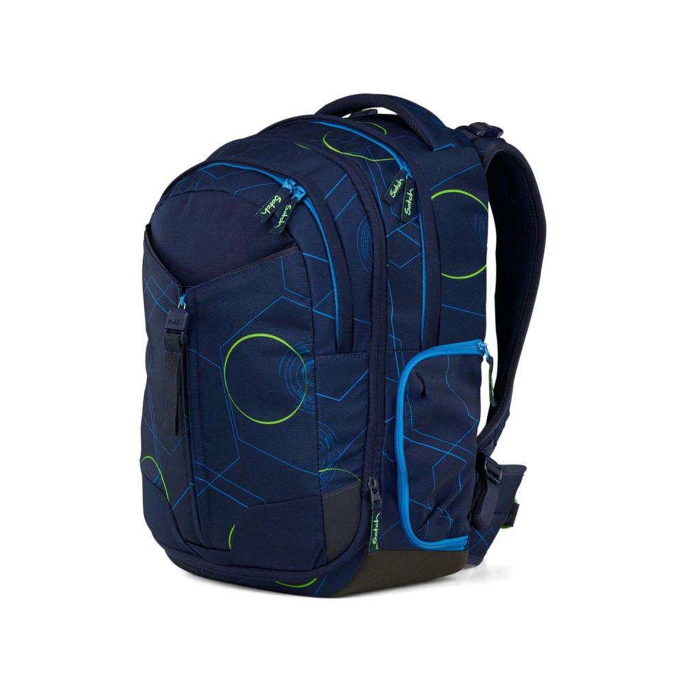Satch Match Blue Tech Pencil Slider Edition Schulrucksack Set 3tlg.