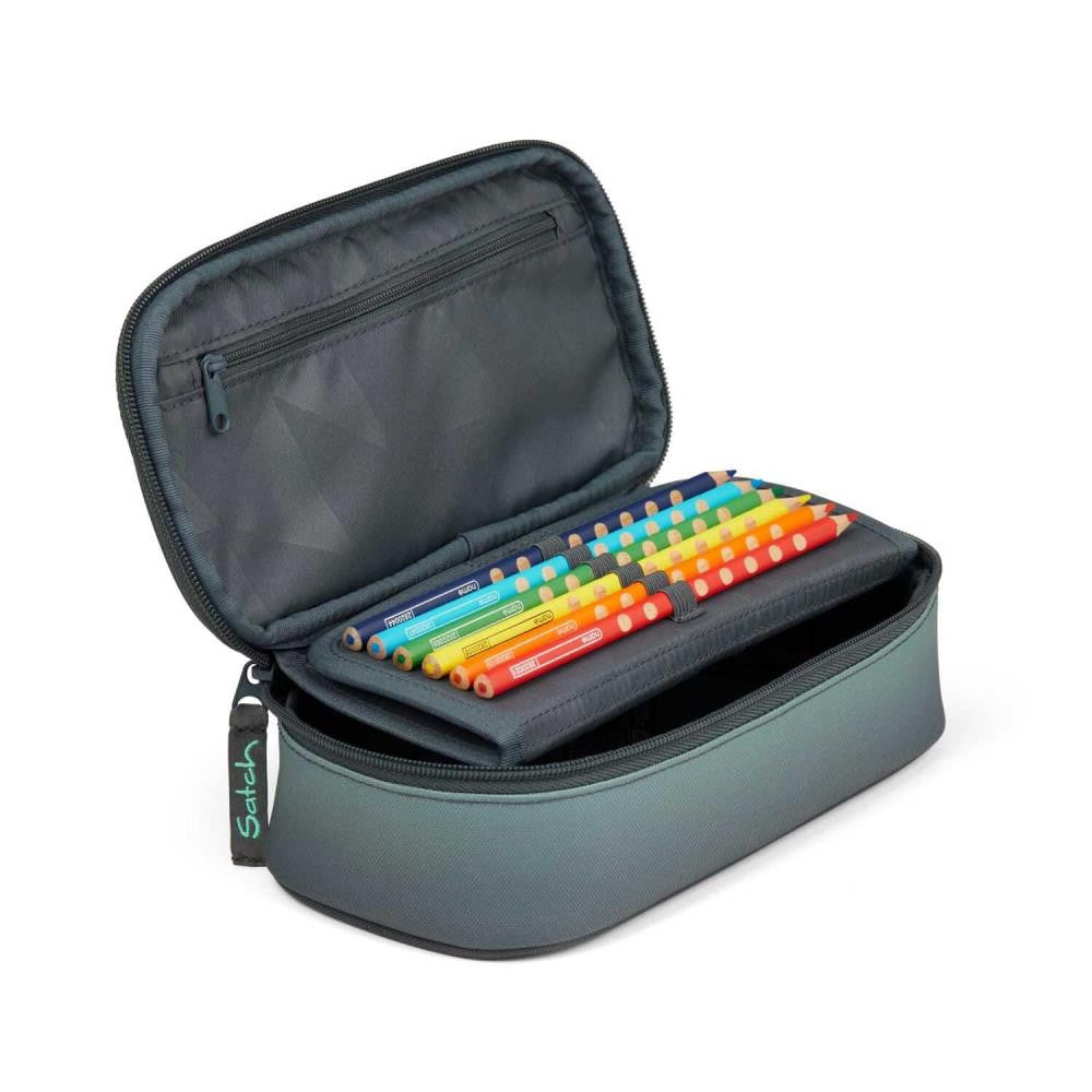 Satch Match Seismic Green Schulrucksack Set 2tlg.