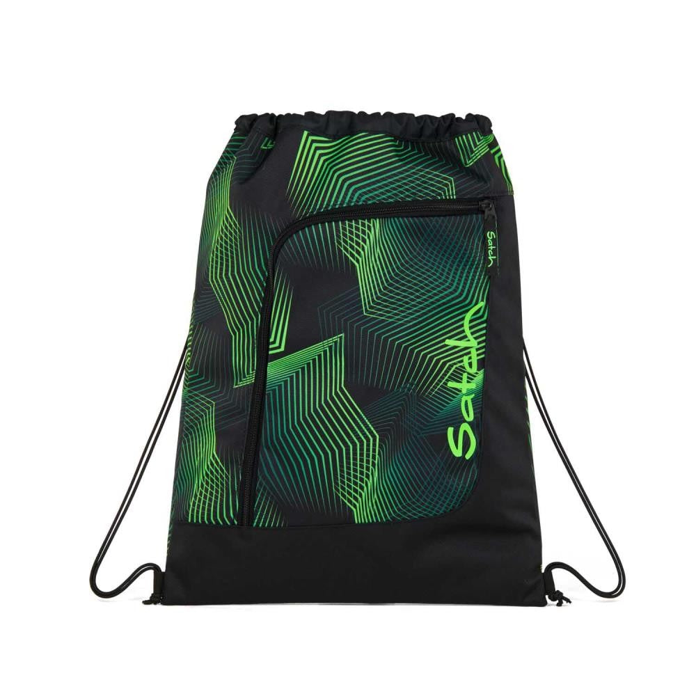 Satch Match Seismic Green Pencil Slider Light Edition Schulrucksack Set 3tlg.