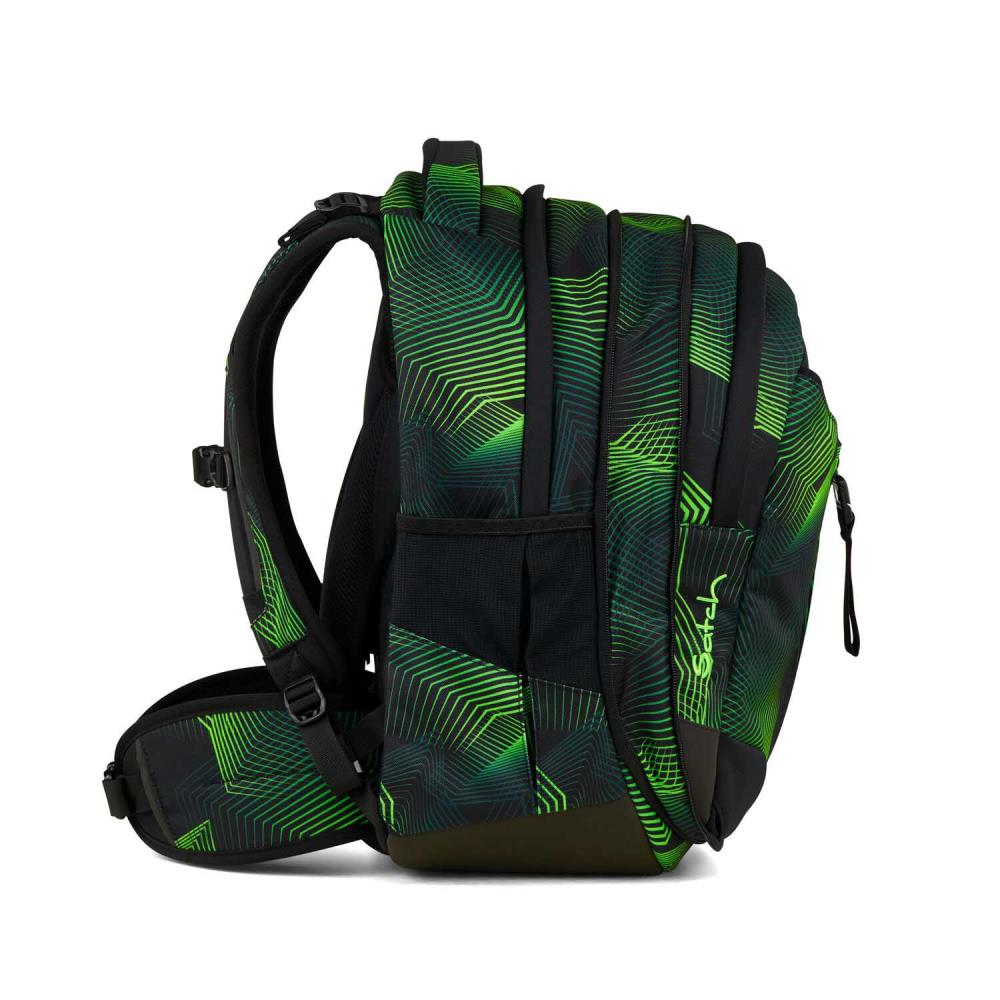 Satch Match Seismic Green Schulrucksack