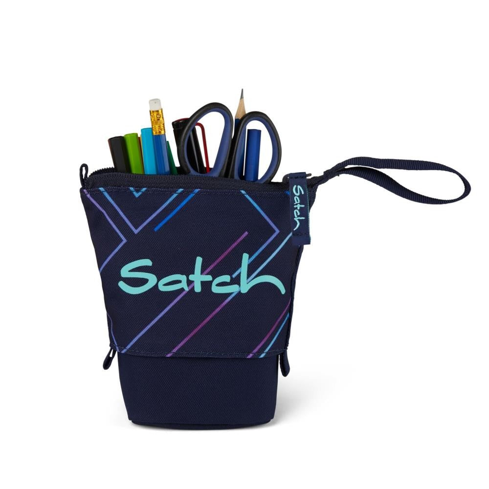 Satch Match Purple Laser Pencil Slider Light Edition Schulrucksack Set 3tlg.