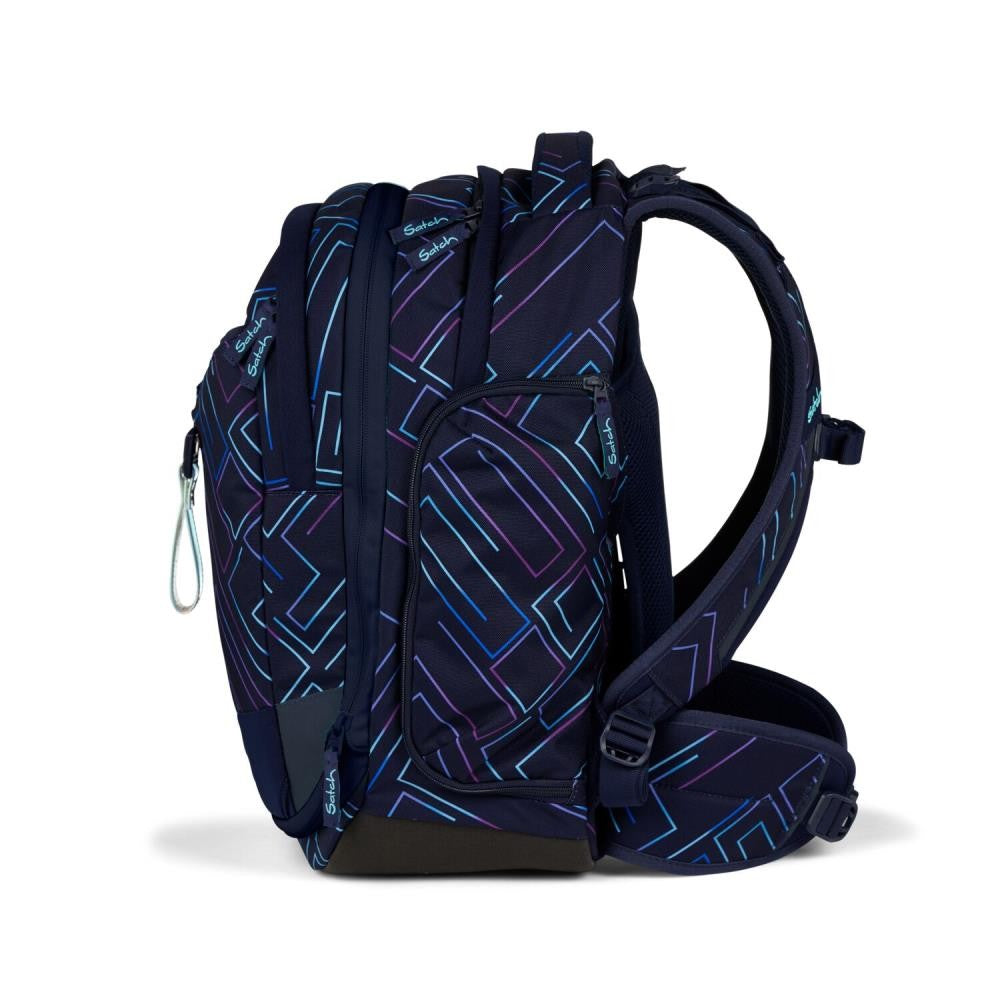 Satch Match Purple Laser Pencil Slider Light Edition Schulrucksack Set 3tlg.