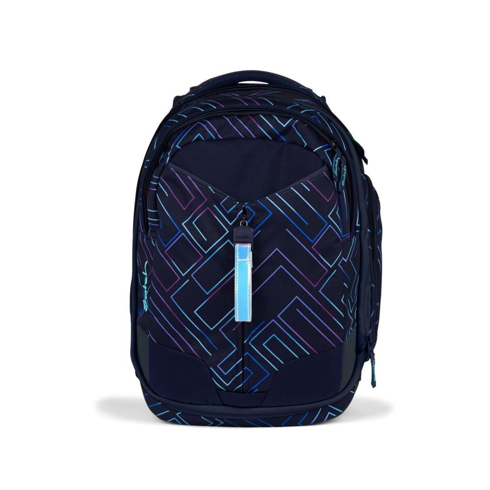 Satch Match Purple Laser Pencil Slider Edition Schulrucksack Set 3tlg.