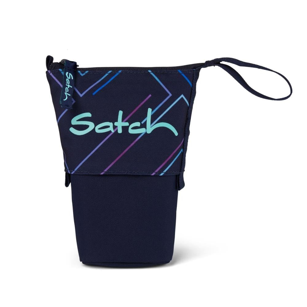 Satch Air Purple Laser Schulrucksack Set 2tlg.