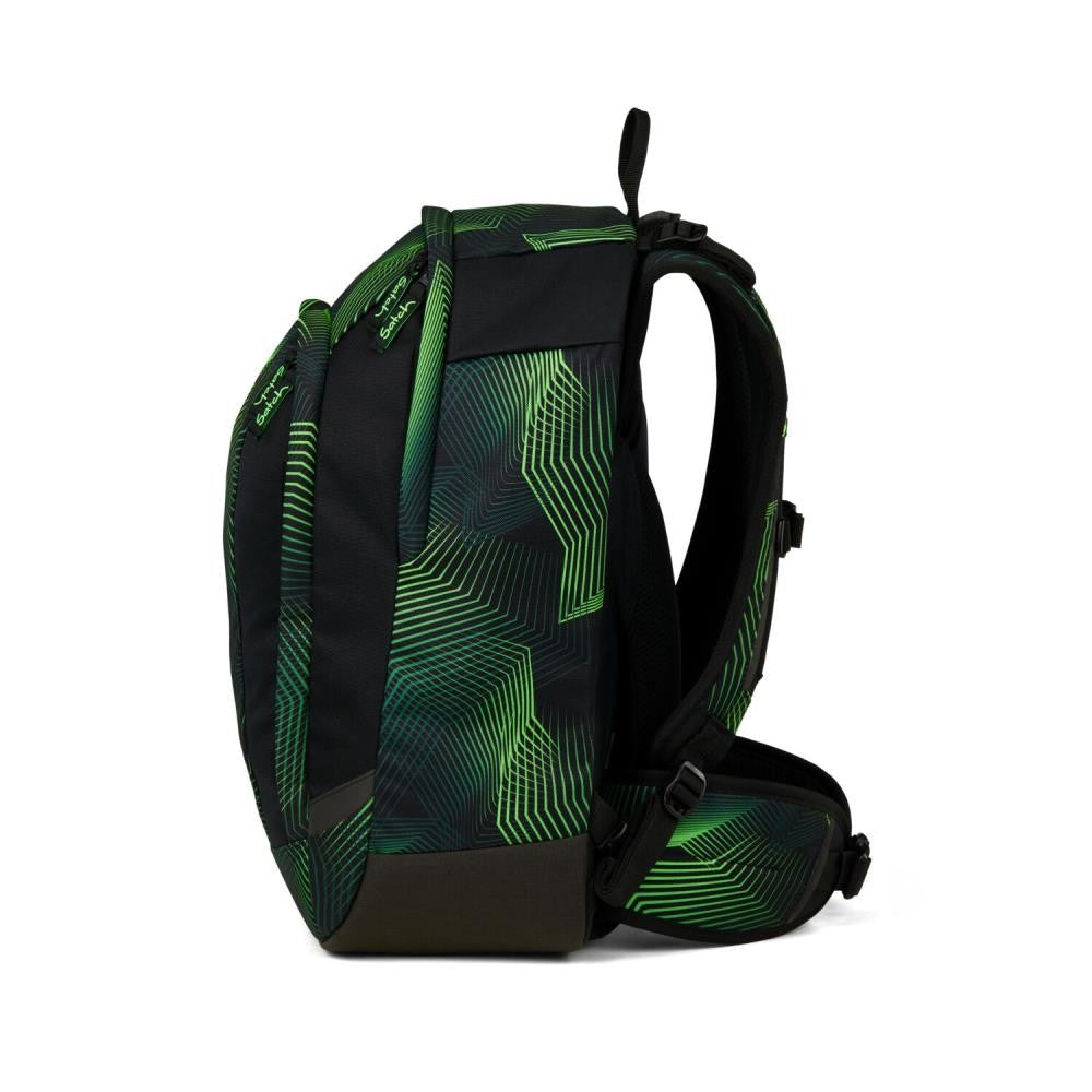 Satch Air Seismic Green Pencil Slider Light Edition Schulrucksack Set 3tlg.