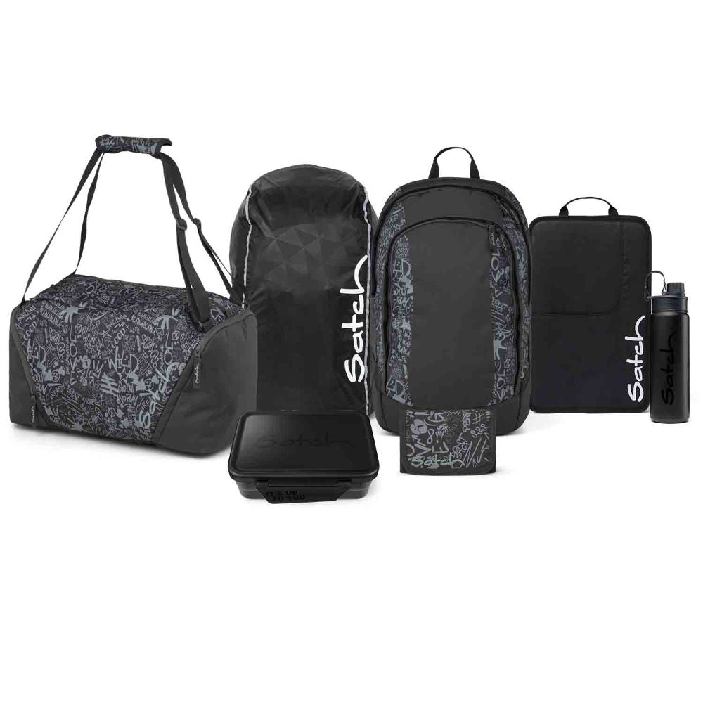 Satch Air Street Ink Kollektor Edition Schulrucksack Set 8tlg.