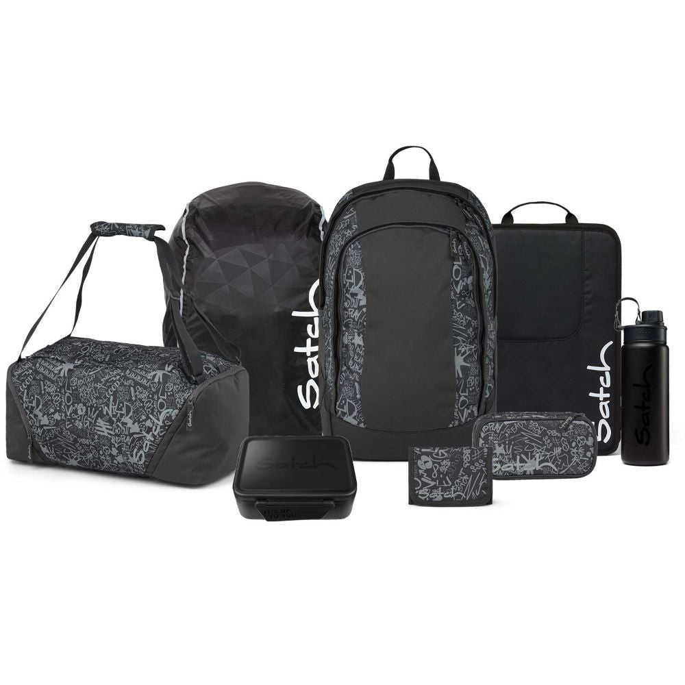 Satch Air Street Ink Kollektor Edition Schulrucksack Set 8tlg.