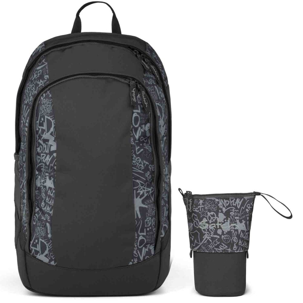 Satch Air Street Ink Schulrucksack Set 2tlg.