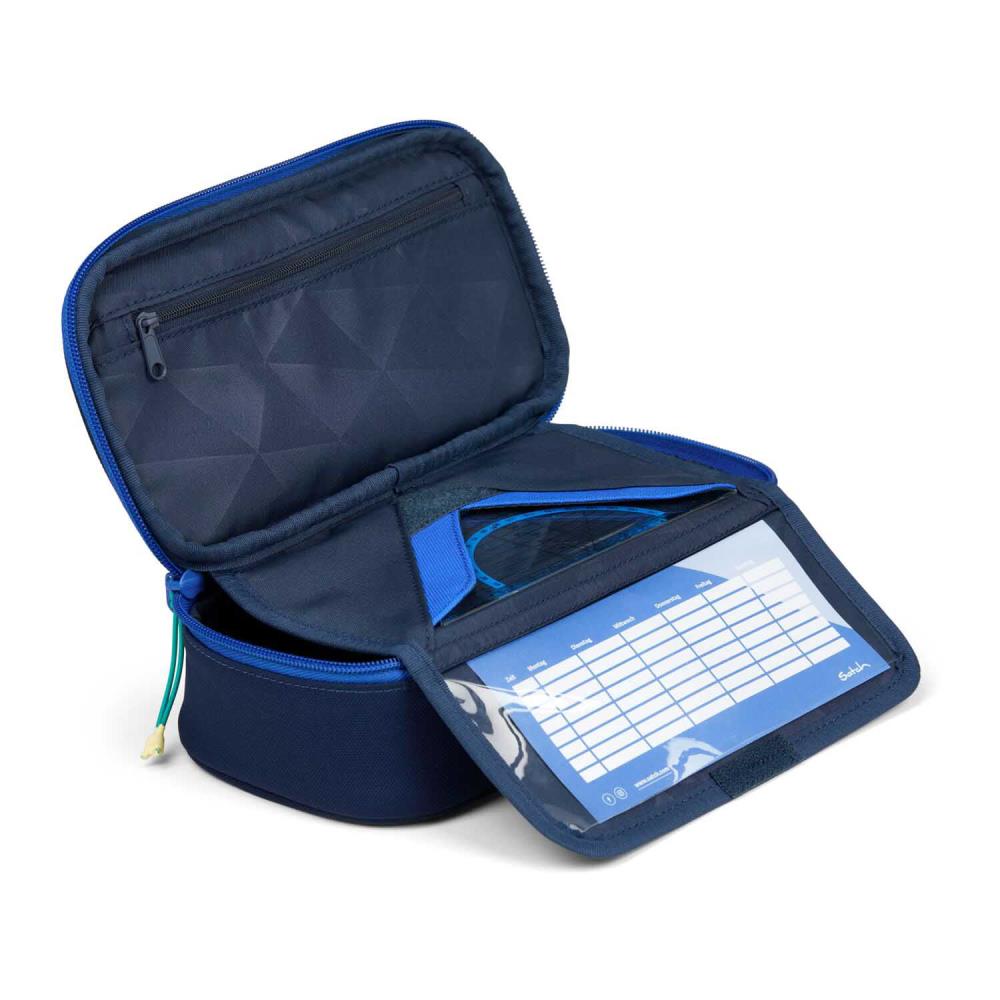 Satch Pack Crossed Blue Sneaker Special Style Schulrucksack Set 3tlg.