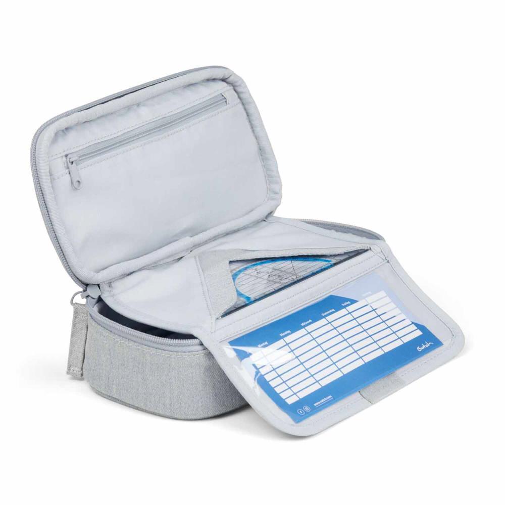 Satch Pack Washed Blue Special Edition Schulrucksack Set 3tlg.