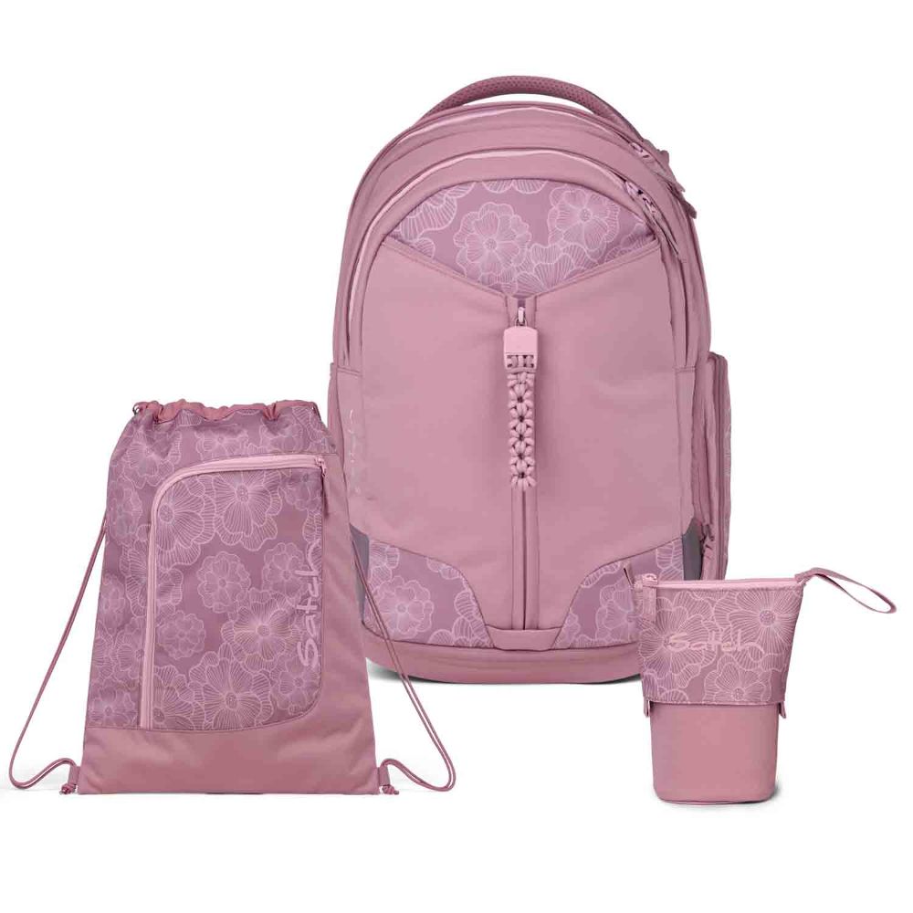Satch Match Magnolia Dream Pencil Slider Light Edition Schulrucksack Set 3tlg.