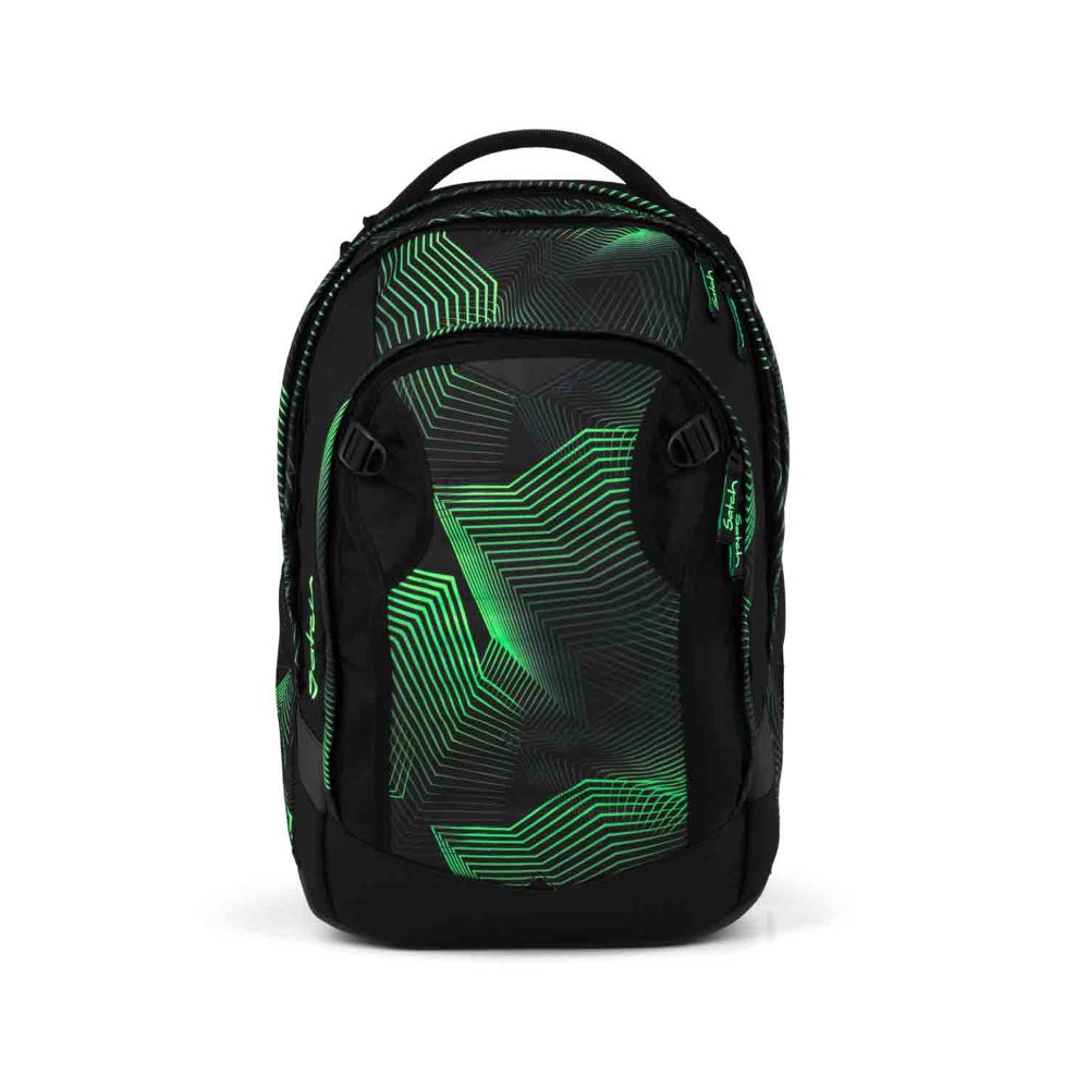 Satch Match Plus Seismic Green Schulrucksack Set 2tlg.