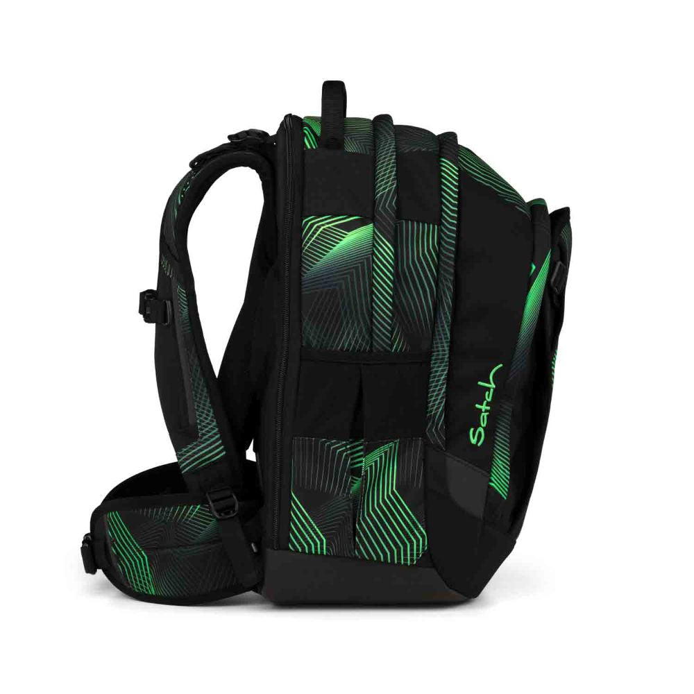 Satch Match Plus Seismic Green Streetwalk Edition Schulrucksack Set 4tlg.