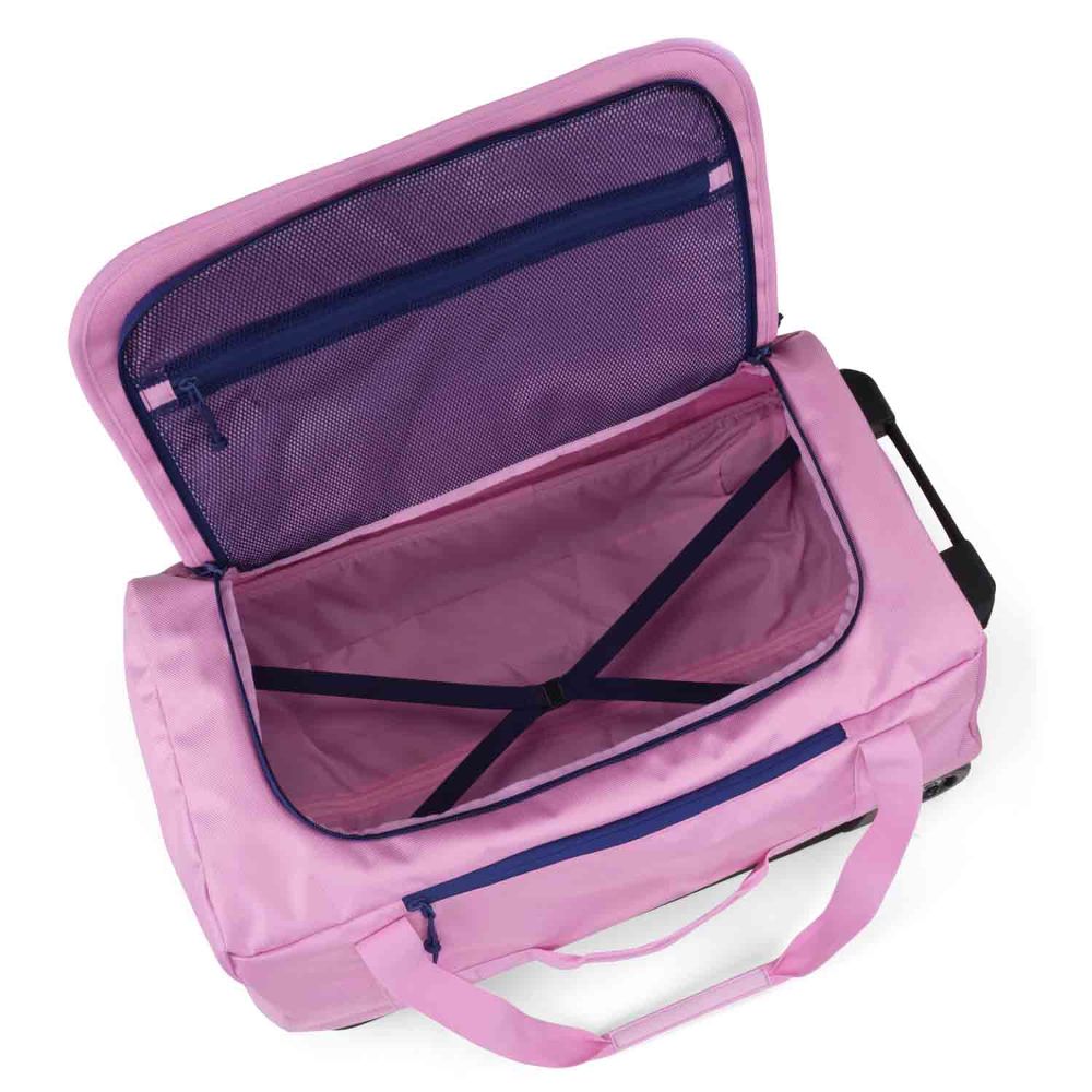Satch Quest Rollenreisetasche Jet Pink Set 5tlg.