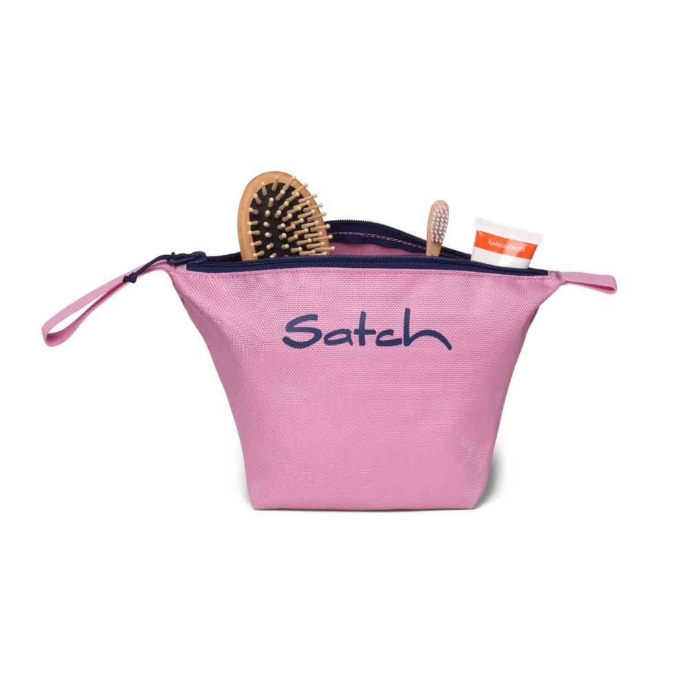 Satch Quest Rollenreisetasche Jet Pink Set 5tlg.