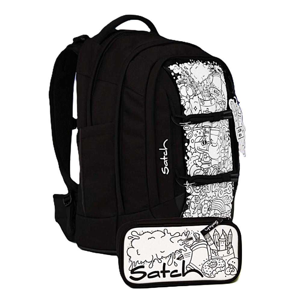 Satch Pack Artist Edition Schulrucksack Set 3tlg.