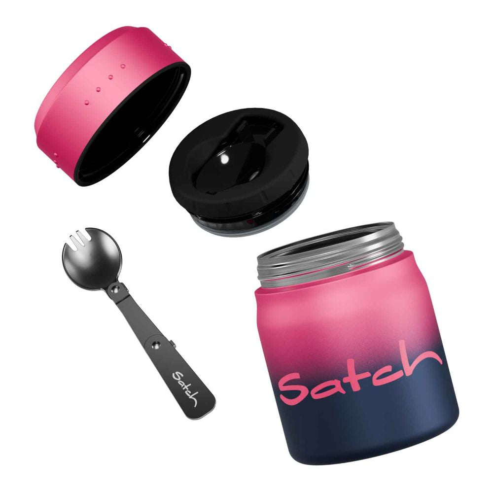 Satch Thermo Lunchbox Pink Graffiti 4tlg.