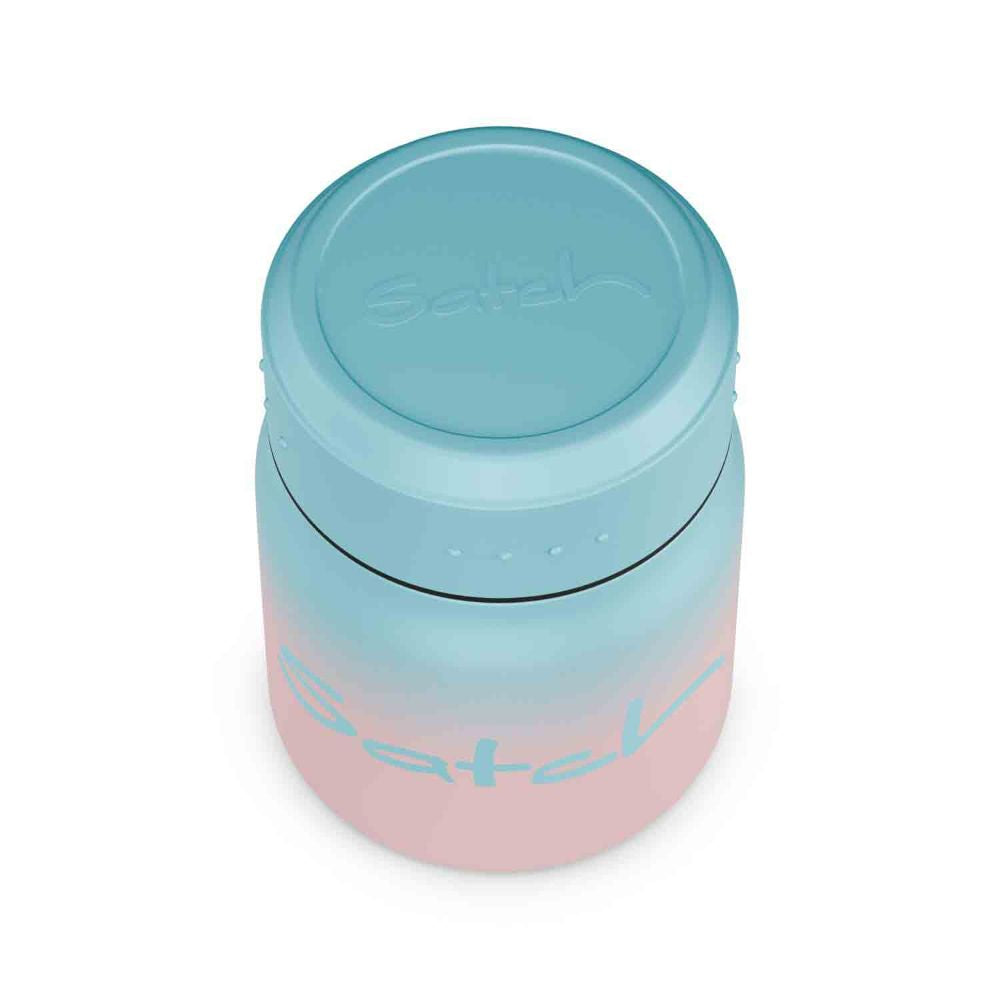 Satch Thermo Lunchbox Light Blue Graffiti 4tlg.