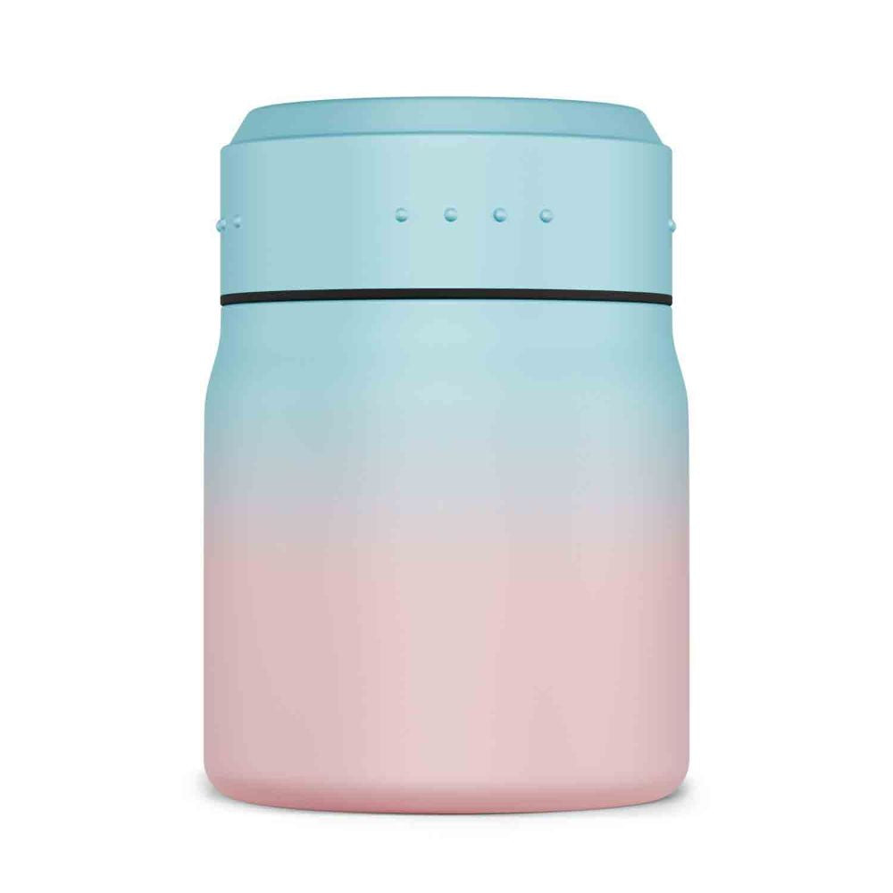 Satch Thermo Lunchbox Light Blue Graffiti 4tlg.