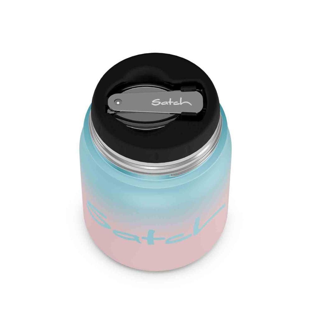 Satch Thermo Lunchbox Light Blue Graffiti 4tlg.