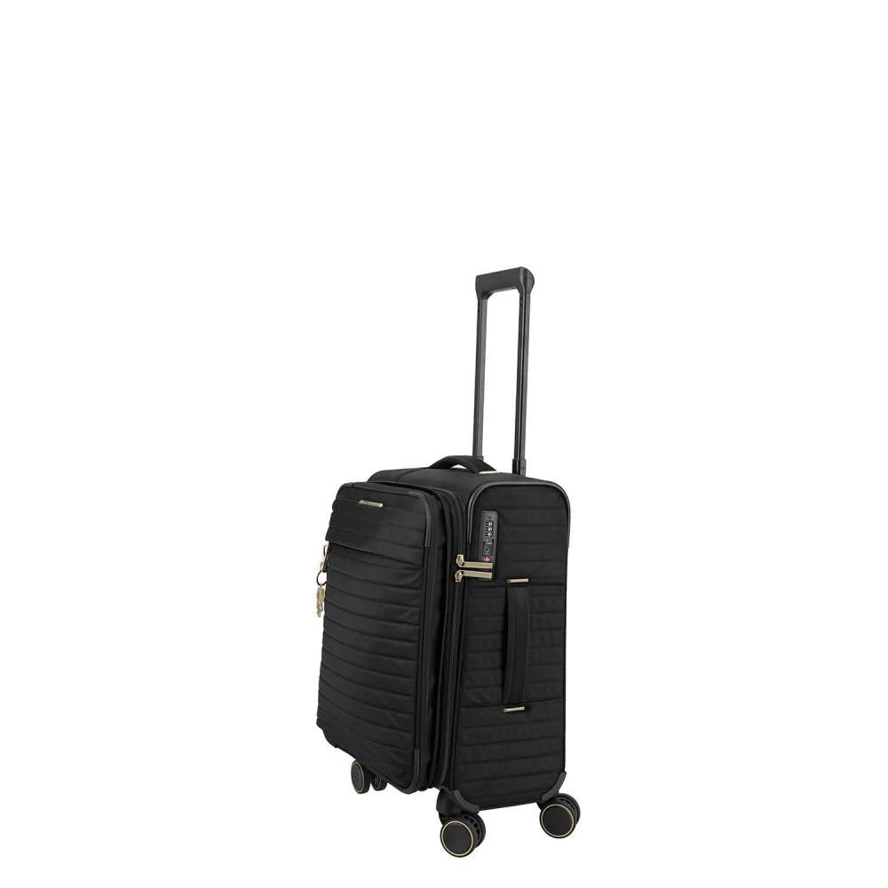 Travelite Barbara Stepp Black 4 Doppelrollen Trolley S 55 cm