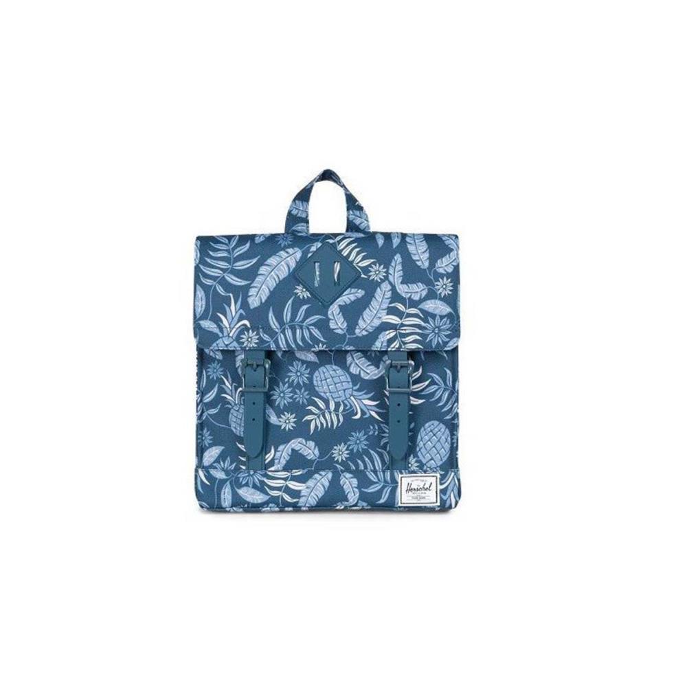 aloha backpack herschel Herschel Survey Backpack Kids Aloha Majolica Blue Rubber Kinderrucksac