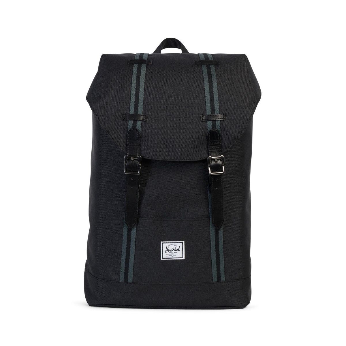 Herschel Retreat Backpack Black Dark Shadow Veggie Rucksack