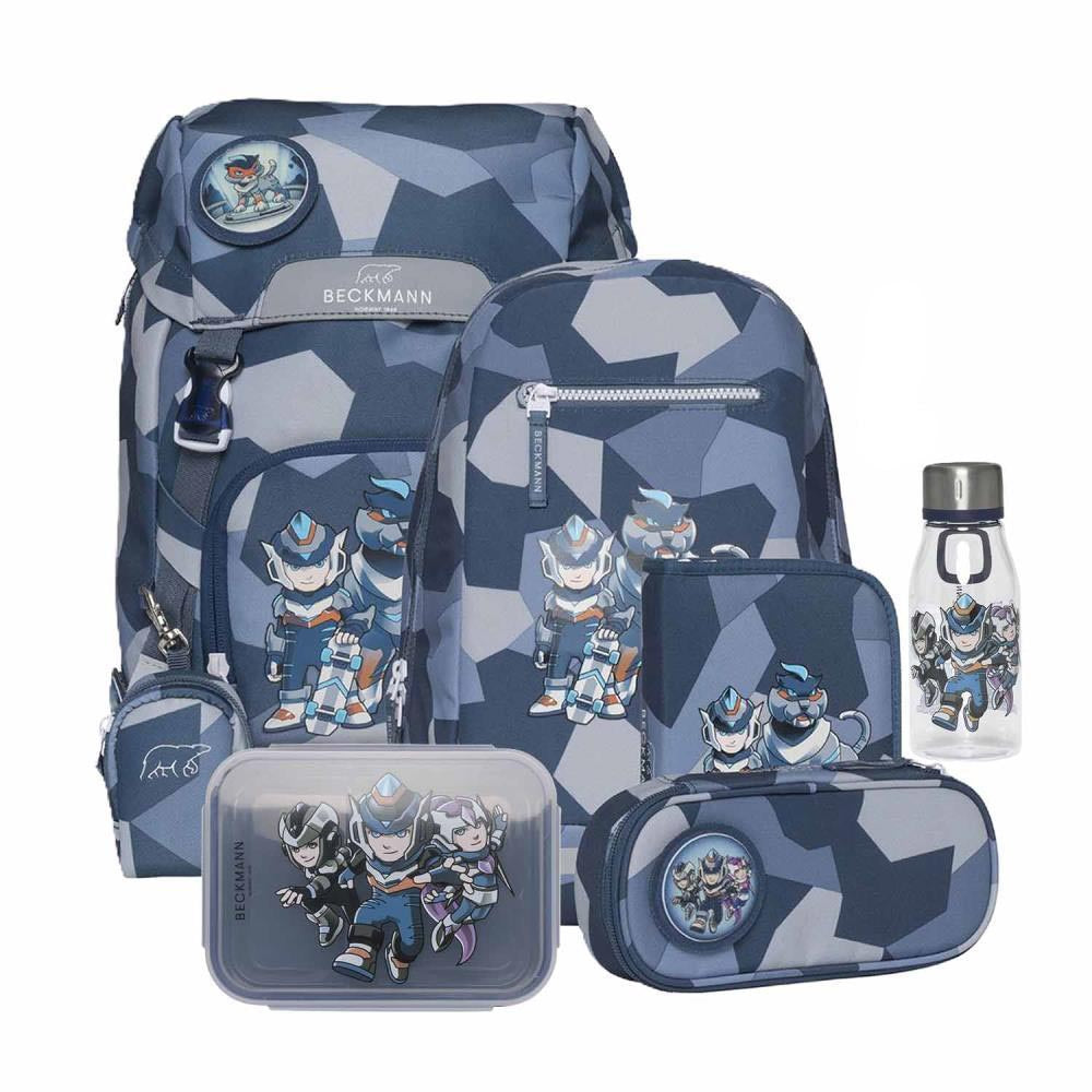 Beckmann Classic Tiger Race Schulrucksack Set 8tlg.