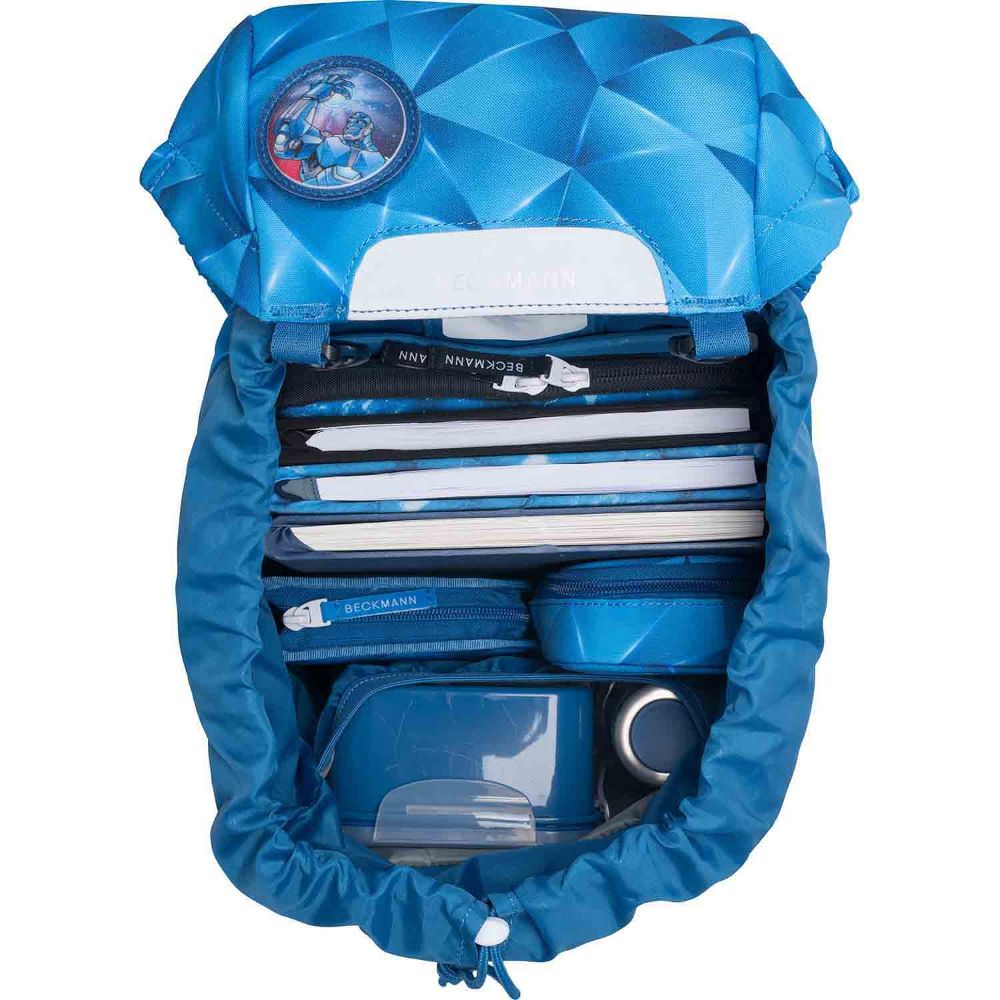 Beckmann Classic Blue Lightning Schulrucksack Set 8tlg.