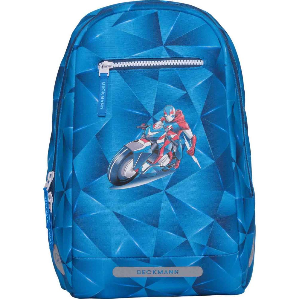 Beckmann Classic Blue Lightning Schulrucksack Set 6tlg.