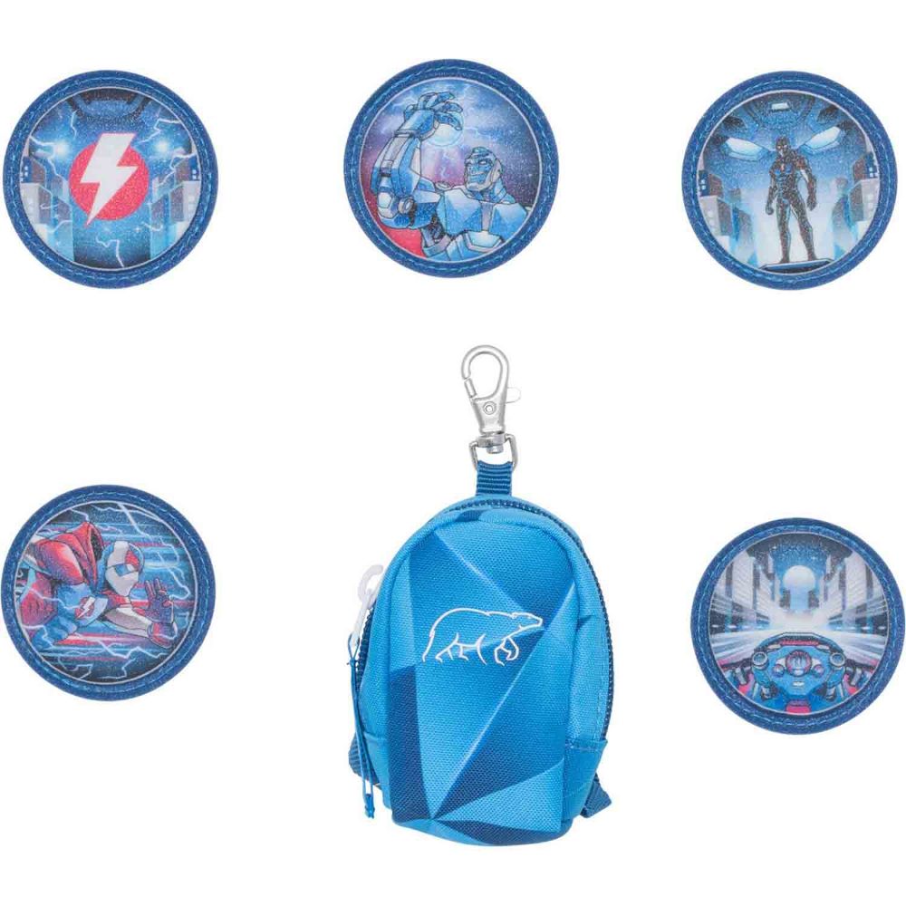 Beckmann Classic Blue Lightning Schulrucksack Set 6tlg.