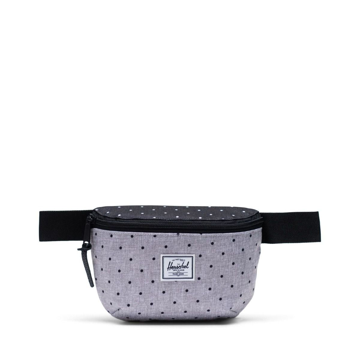 Herschel Fourteen Polka Dot Grey Black Hüfttasche