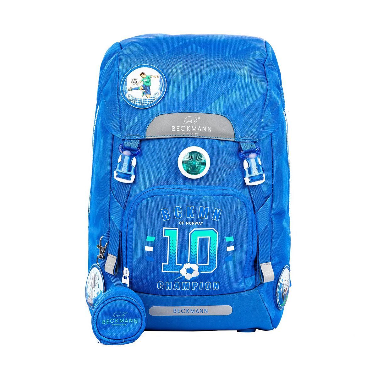 Beckmann Classic 22 Champion Schulrucksack Set 3tlg.