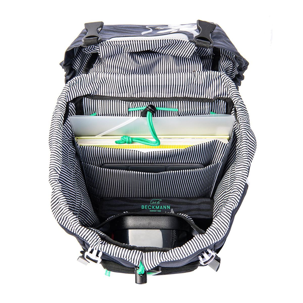 Beckmann Classic 22 Ninja Schulrucksack Set 3tlg.