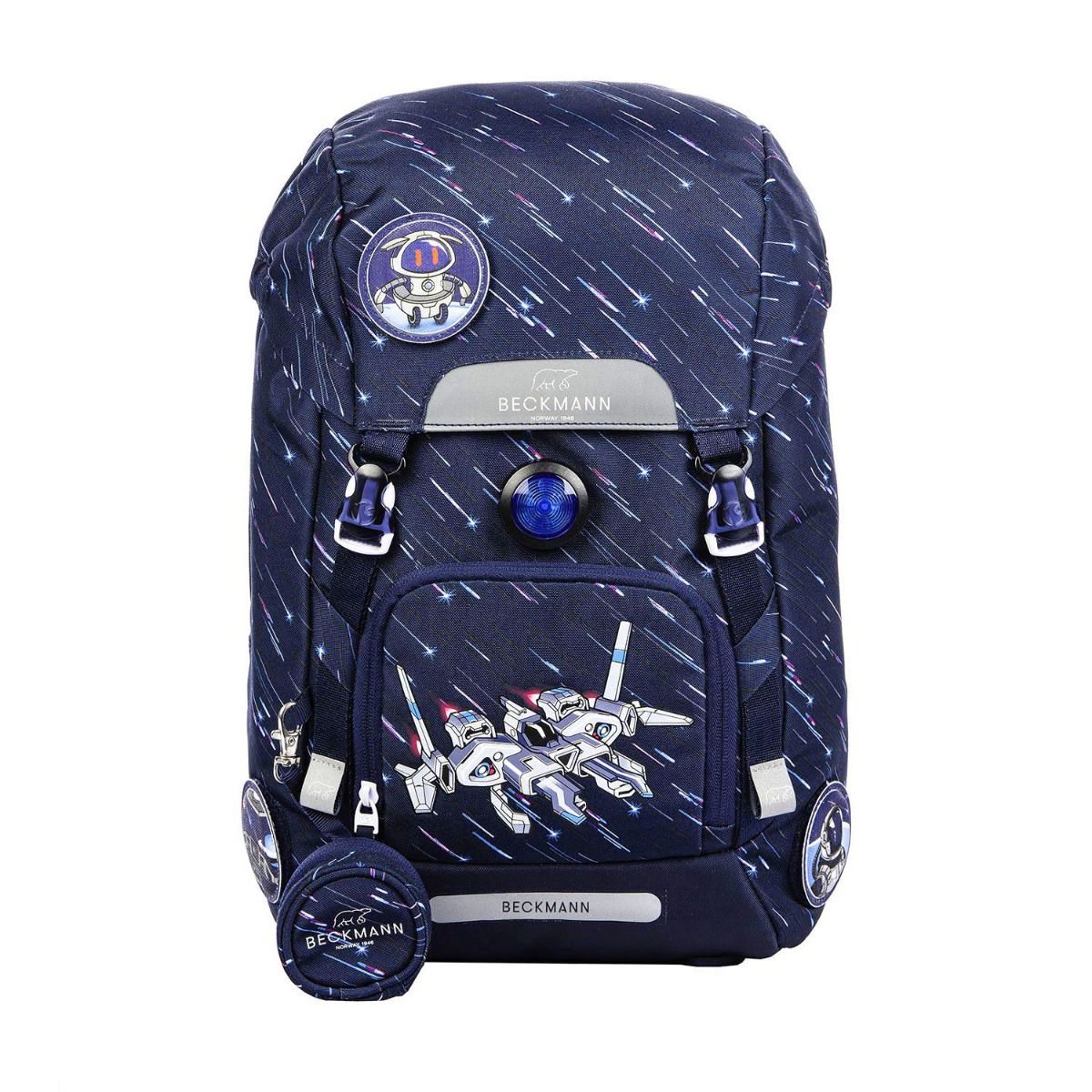 Beckmann Classic 22 Space Schulrucksack Set 3tlg.