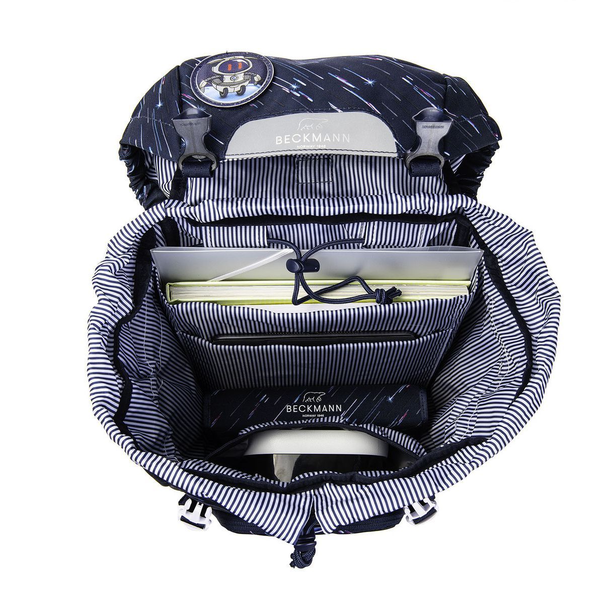 Beckmann Classic 22 Space Schulrucksack Set 3tlg.