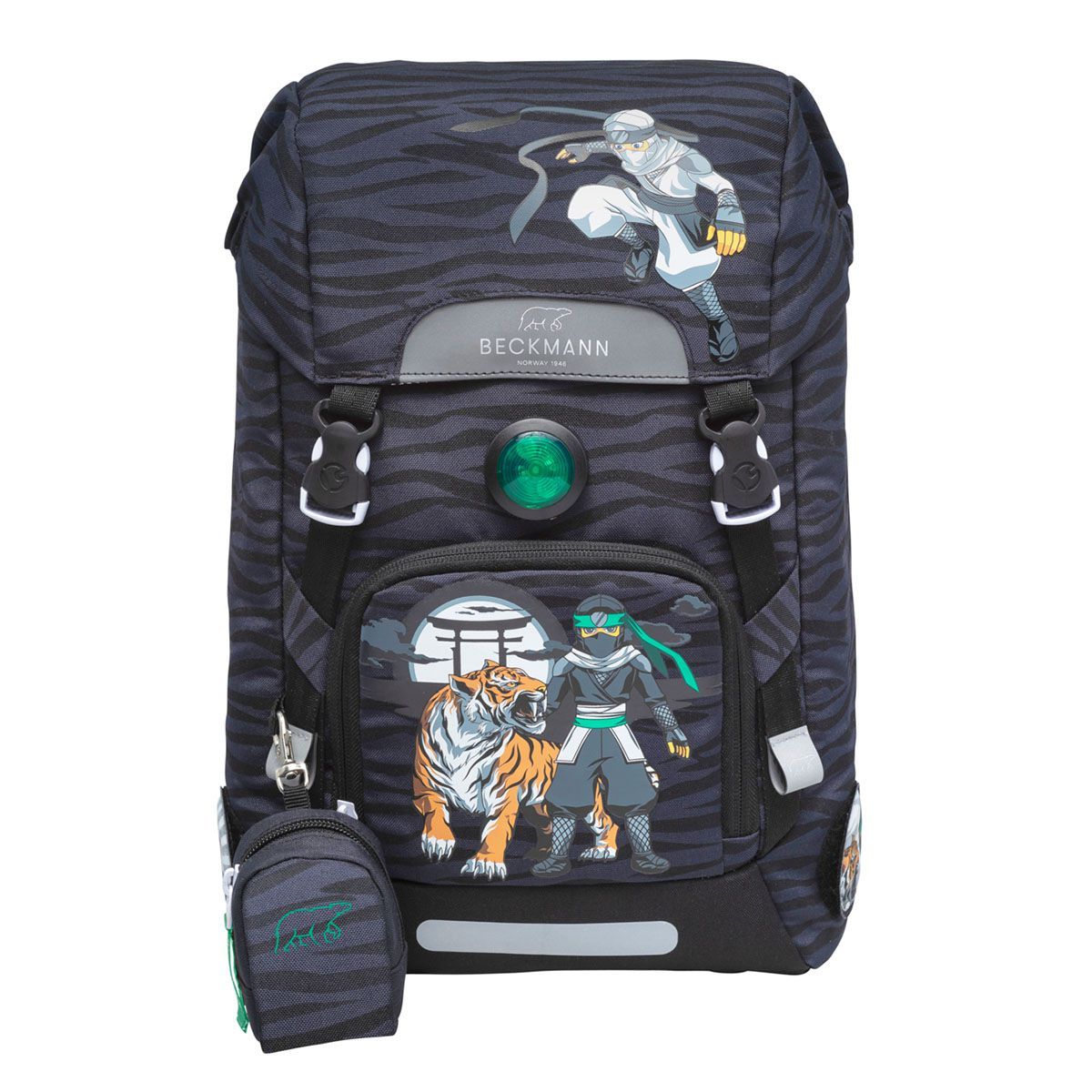 Beckmann Classic Ninja Tiger Schulrucksack Set 6tlg.