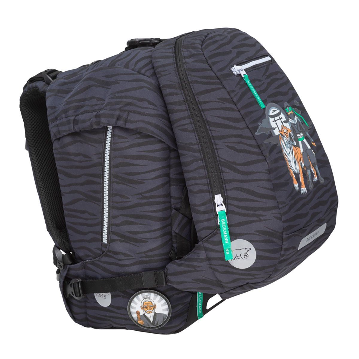 Beckmann Classic Ninja Tiger Schulrucksack Set 6tlg.