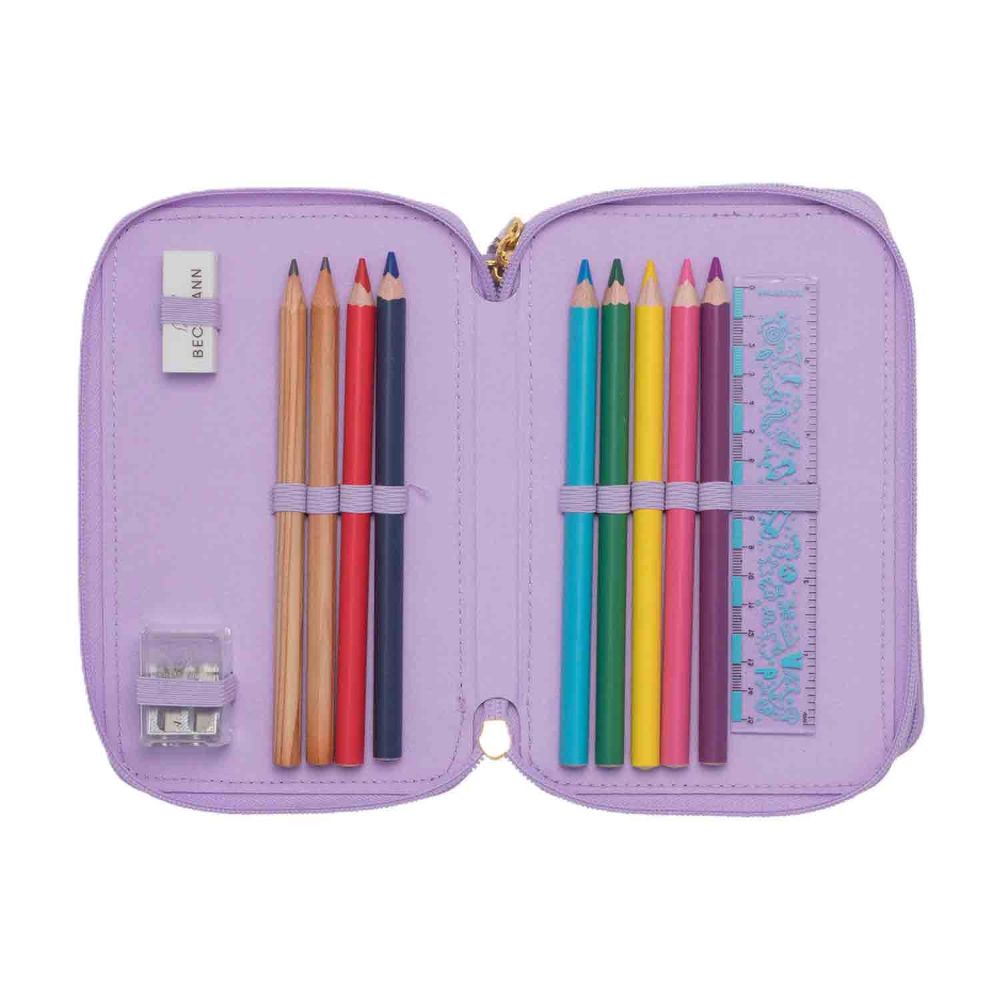 Beckmann Federmappe Unicorn Princess Purple Maxi