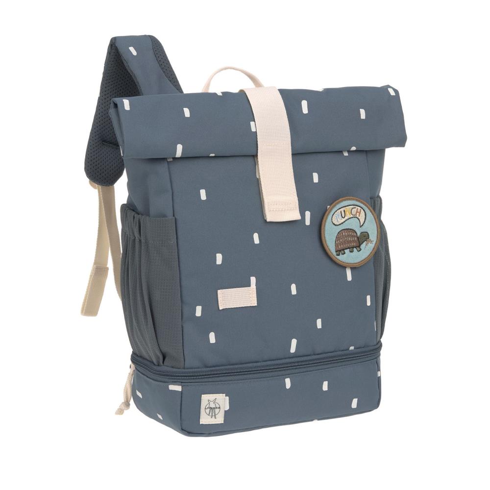Lässig Mini Happy Prints Midnigt Blue Rolltop Kindergartenrucksack
