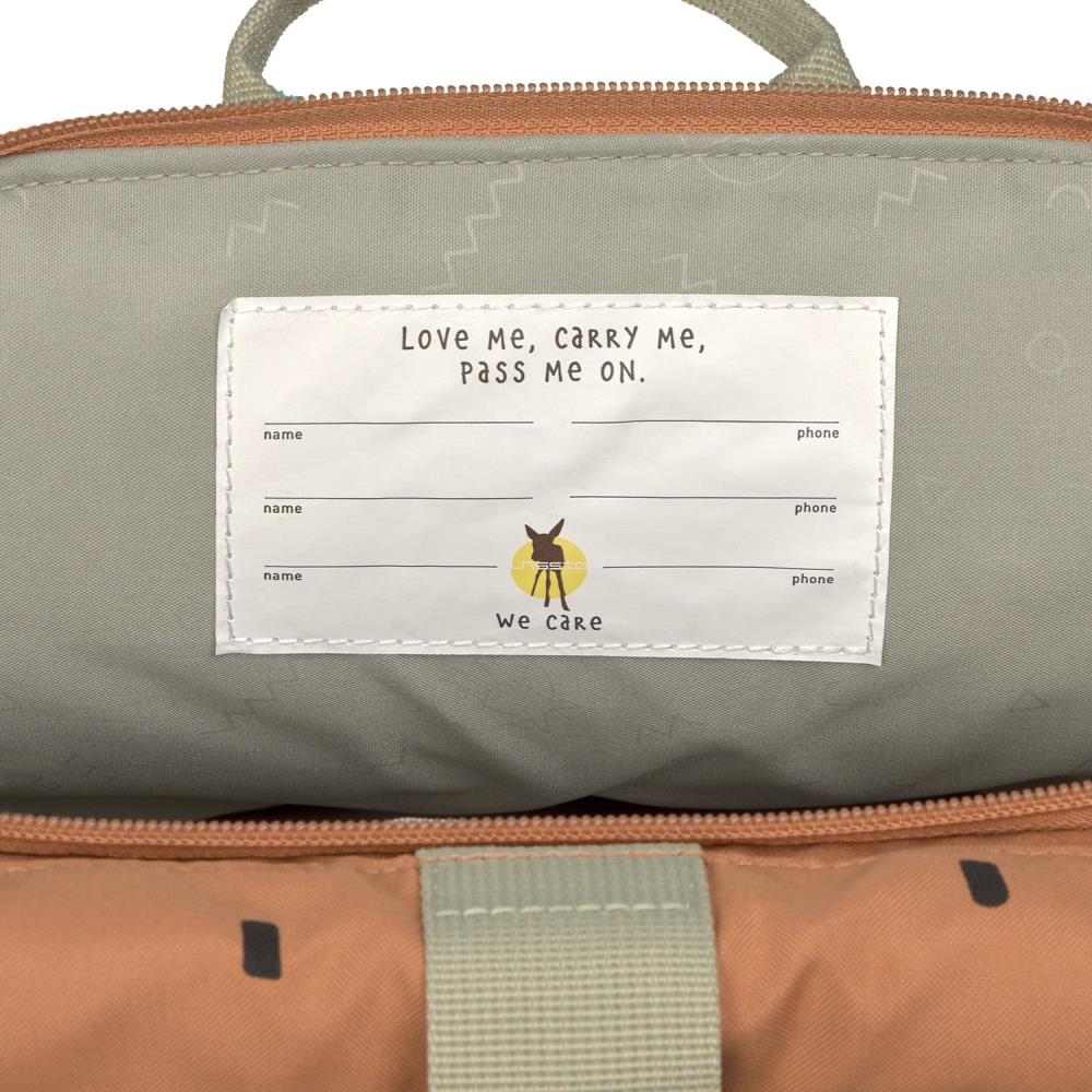 Lässig Mini Happy Prints Caramel Rolltop Kindergartenrucksack