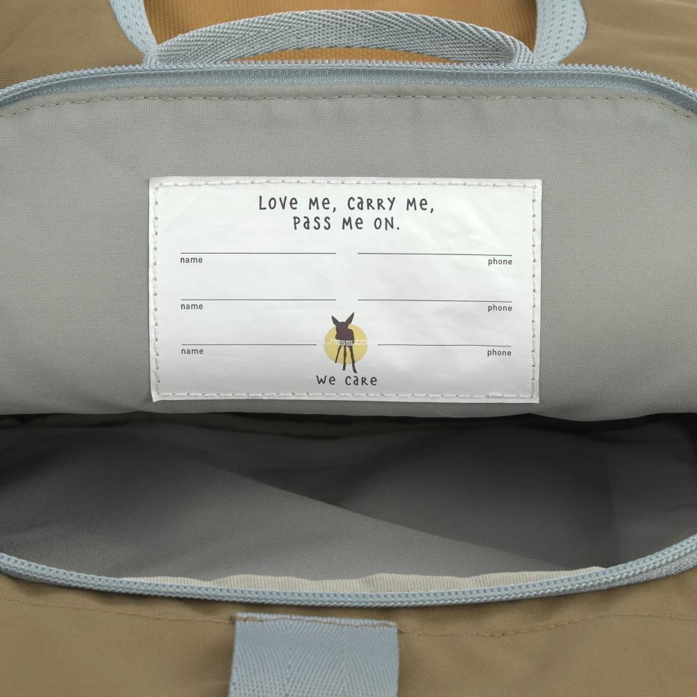 Lässig Mini Nature Light Blue Rolltop Kindergartenrucksack