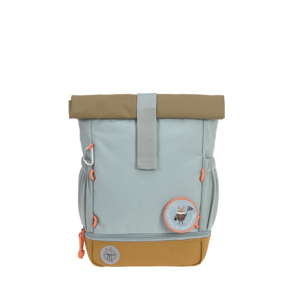 Lässig Mini Nature Light Blue Rolltop Kindergartenrucksack