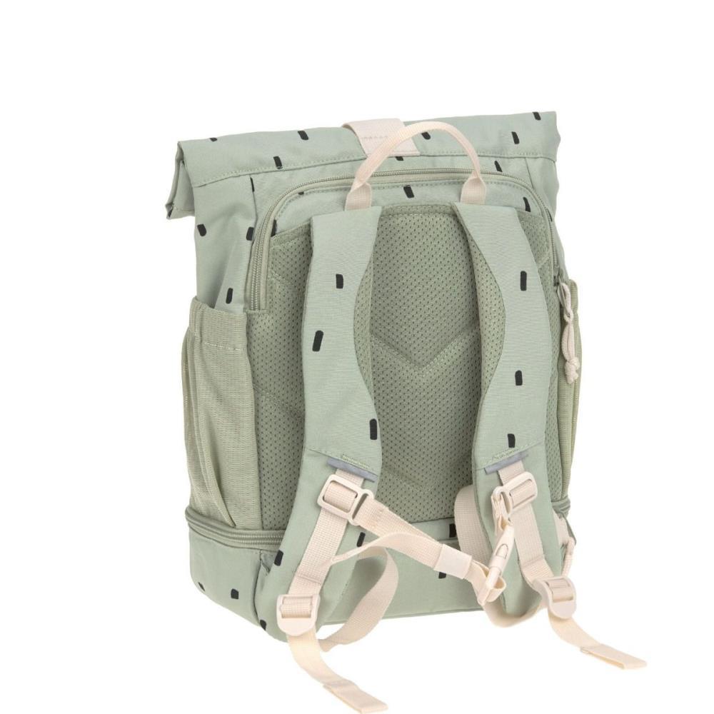 Lässig Mini Happy Prints Olive Rolltop Kindergartenrucksack