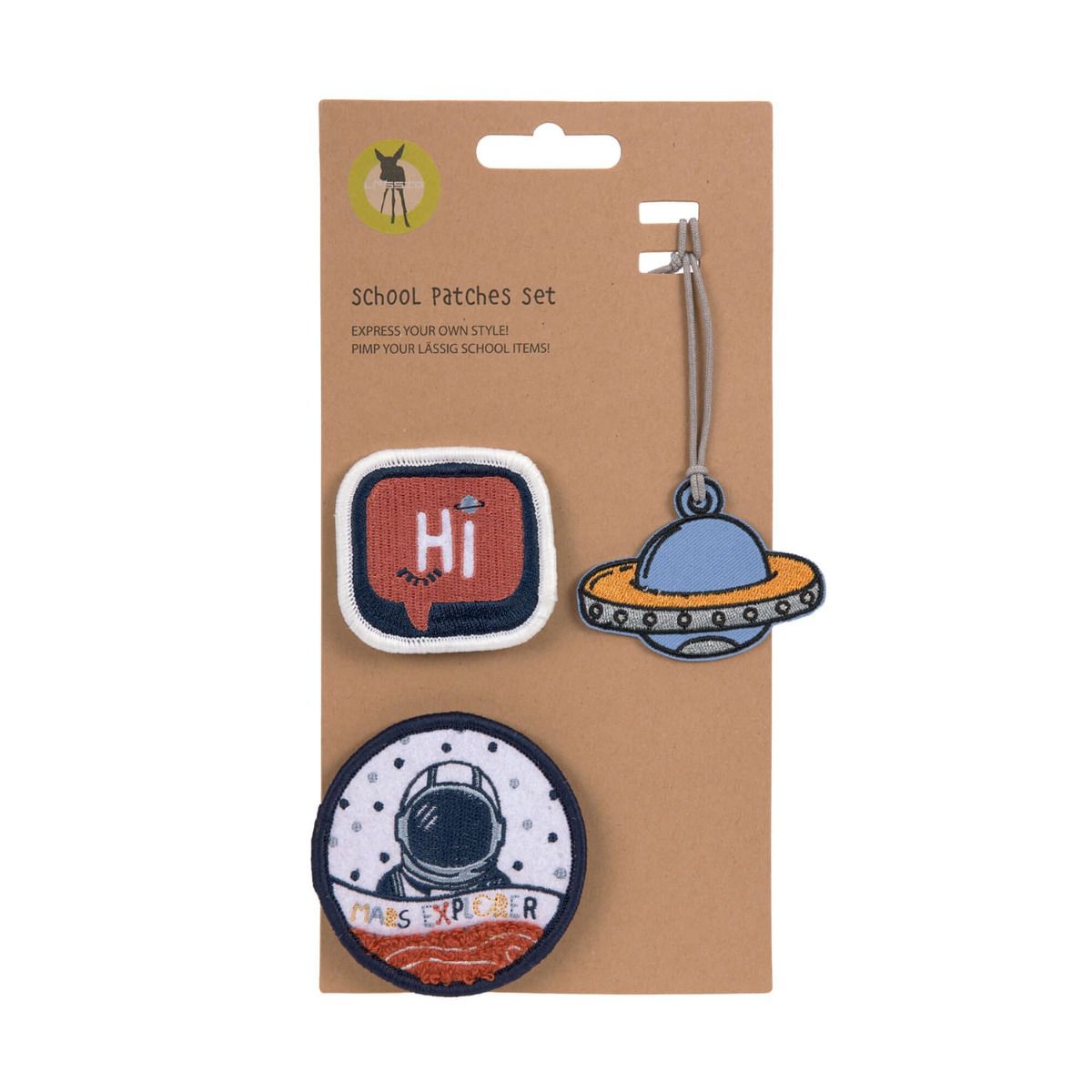 Lässig Space School Patches Set 3tlg.