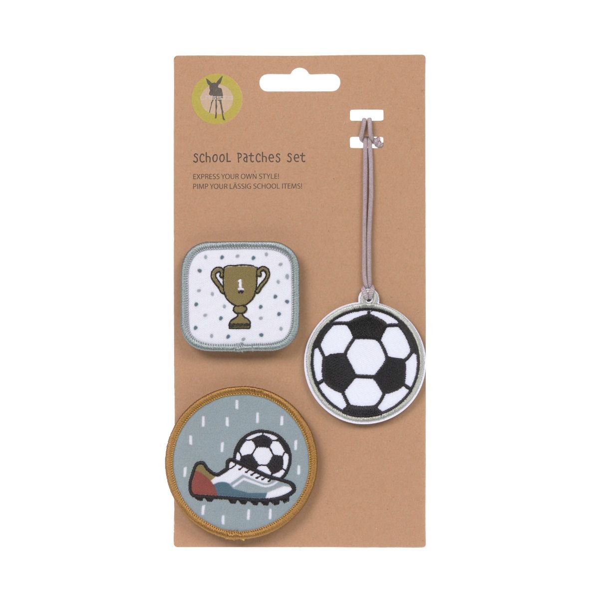Lässig Football School Patches Set 3tlg.